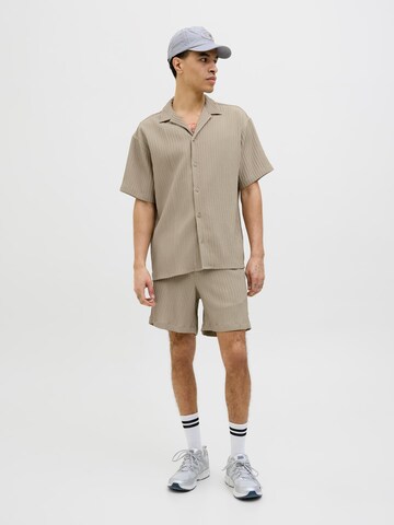 JACK & JONES - Loosefit Pantalón en gris