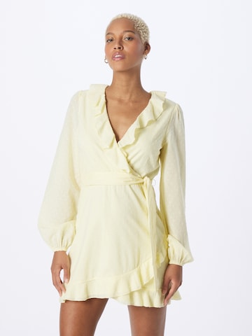 NLY by Nelly - Vestido 'Flounce Me' em amarelo: frente