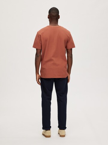 SELECTED HOMME T-Shirt 'CAMP' in Rot