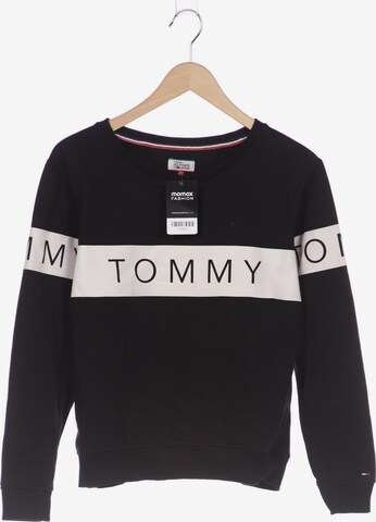 Tommy Jeans Sweatshirt & Zip-Up Hoodie in L in Black: front