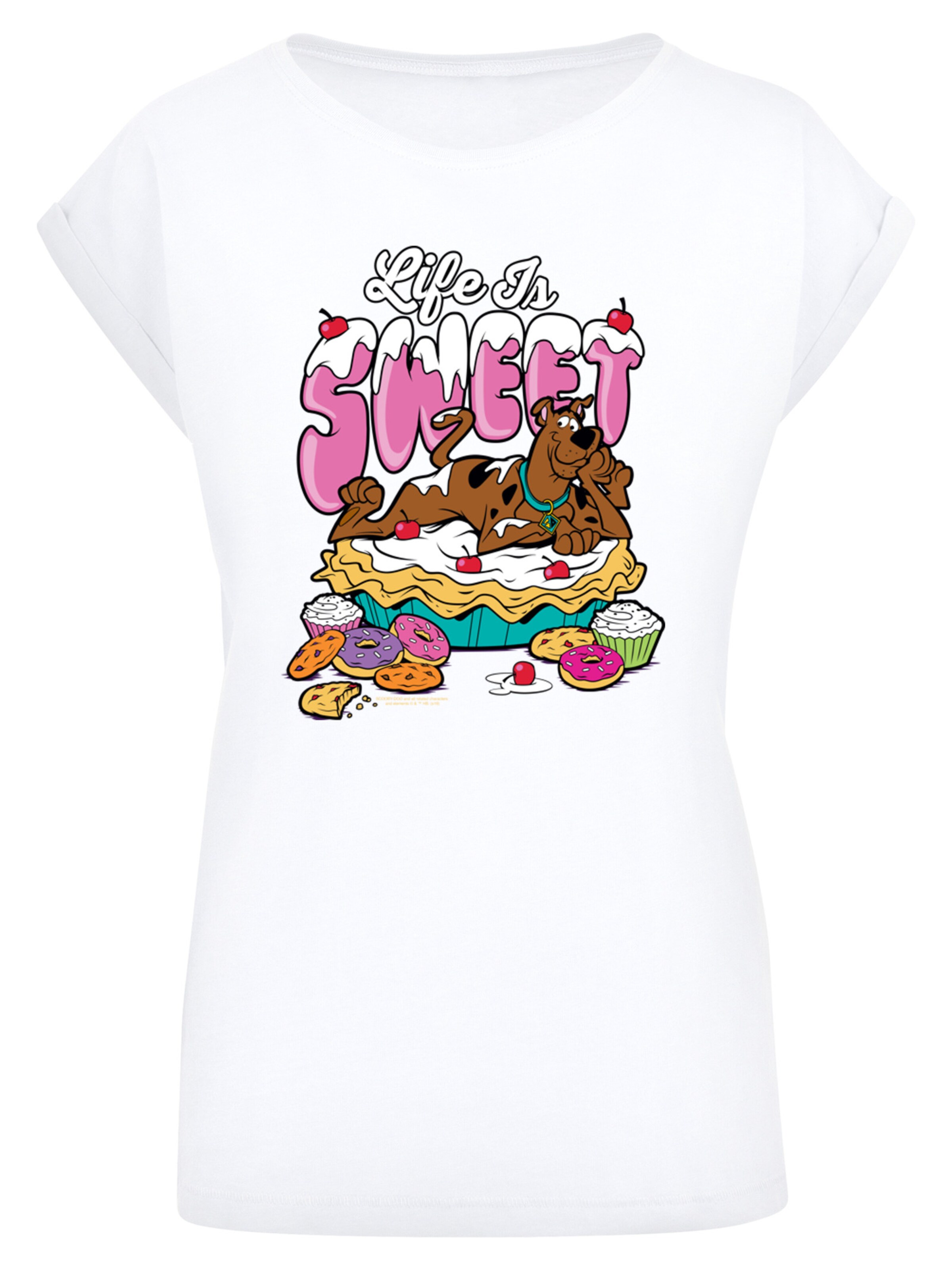 F4NT4STIC Shirt in Wit: voorkant