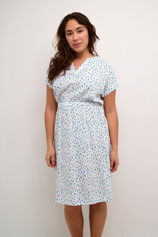 Kaffe Shirt Dress 'Ano' in Blue: front