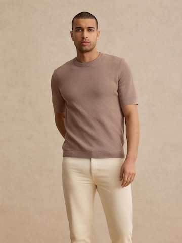 DAN FOX APPAREL Shirt 'Davin' in Grey: front