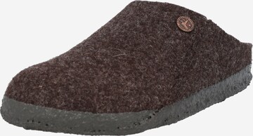 BIRKENSTOCK Hausschuh 'Zermatt Rivet' in Braun: predná strana