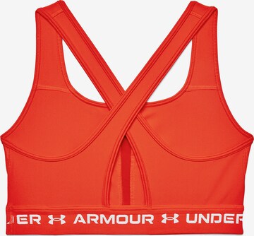 Bustino Reggiseno sportivo di UNDER ARMOUR in rosso