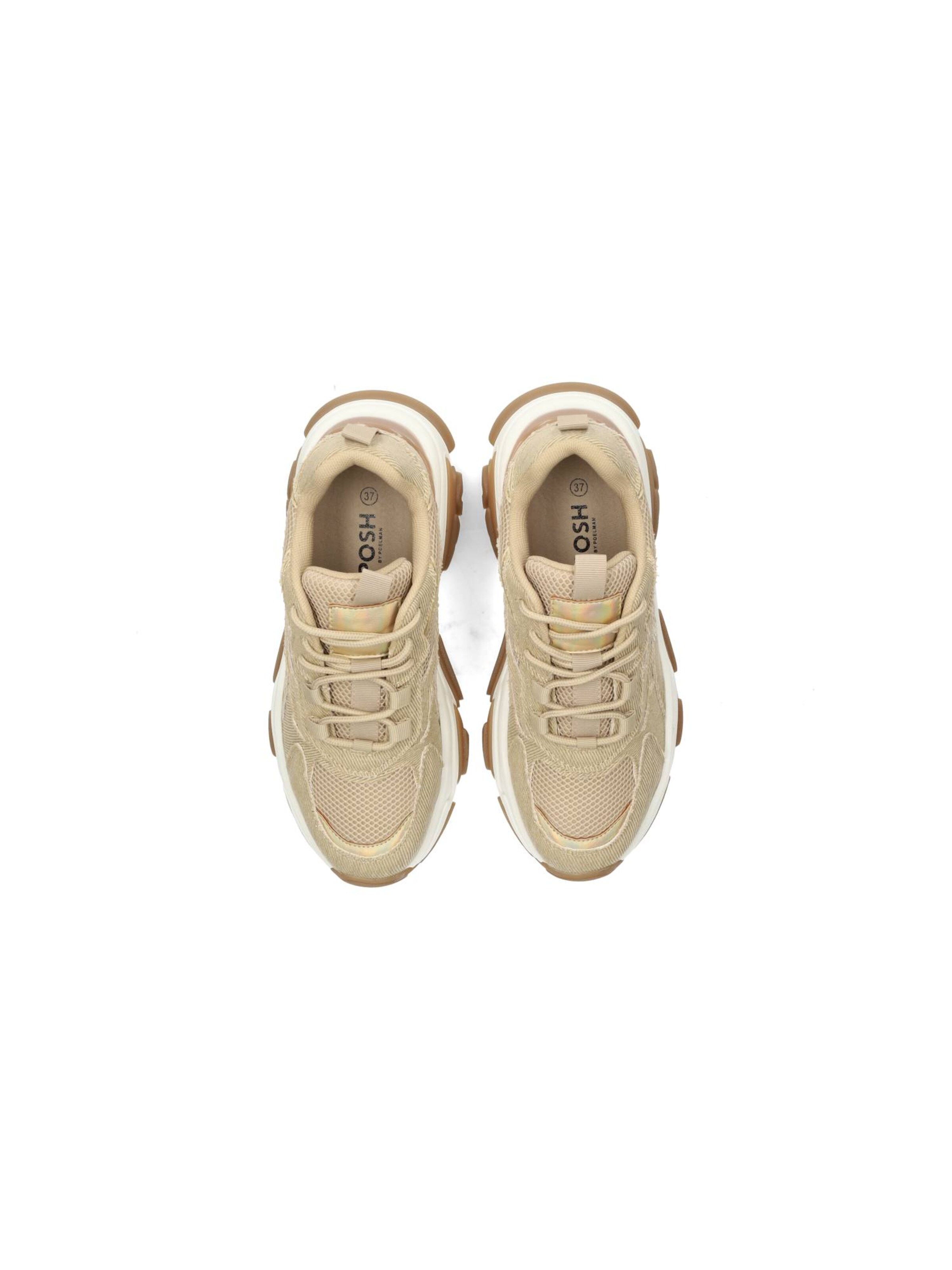 POSH by Poelman Sneakers laag 'Polly' in Beige