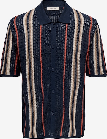 Vestes en maille 'ONSLEON' Only & Sons en bleu : devant