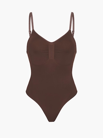 creamy Shapingbody in Braun: Vorderseite