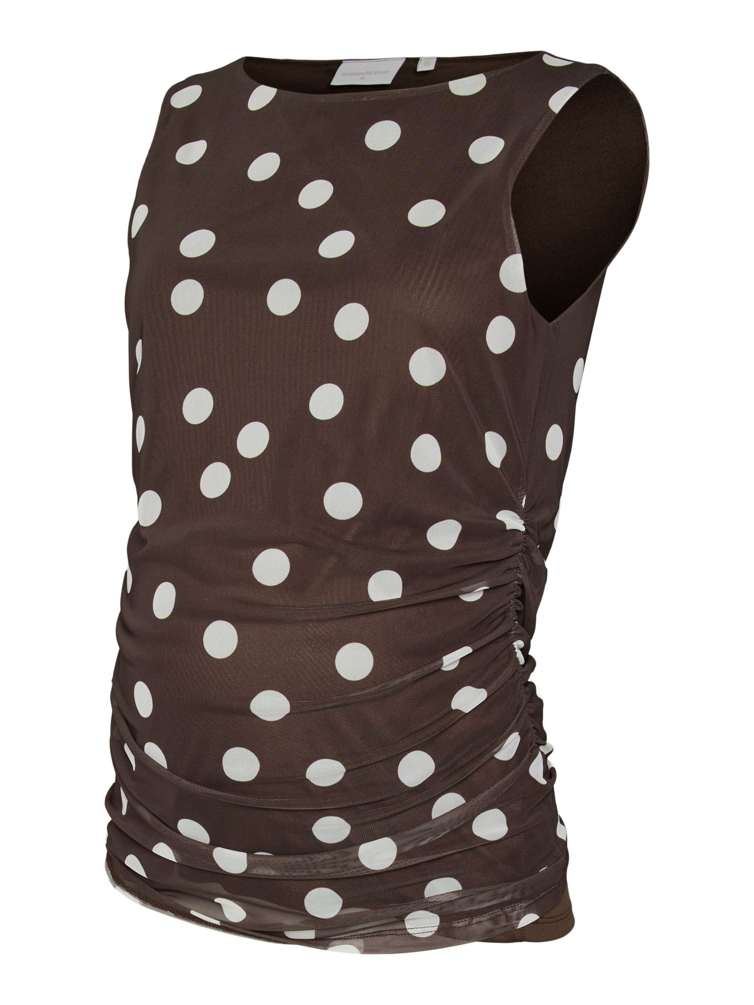 Top di MAMALICIOUS in marrone: frontale