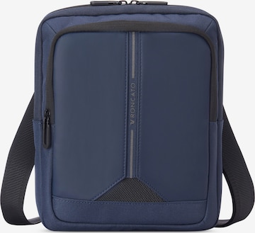 Borsa a tracolla 'Clayton' di Roncato in blu: frontale