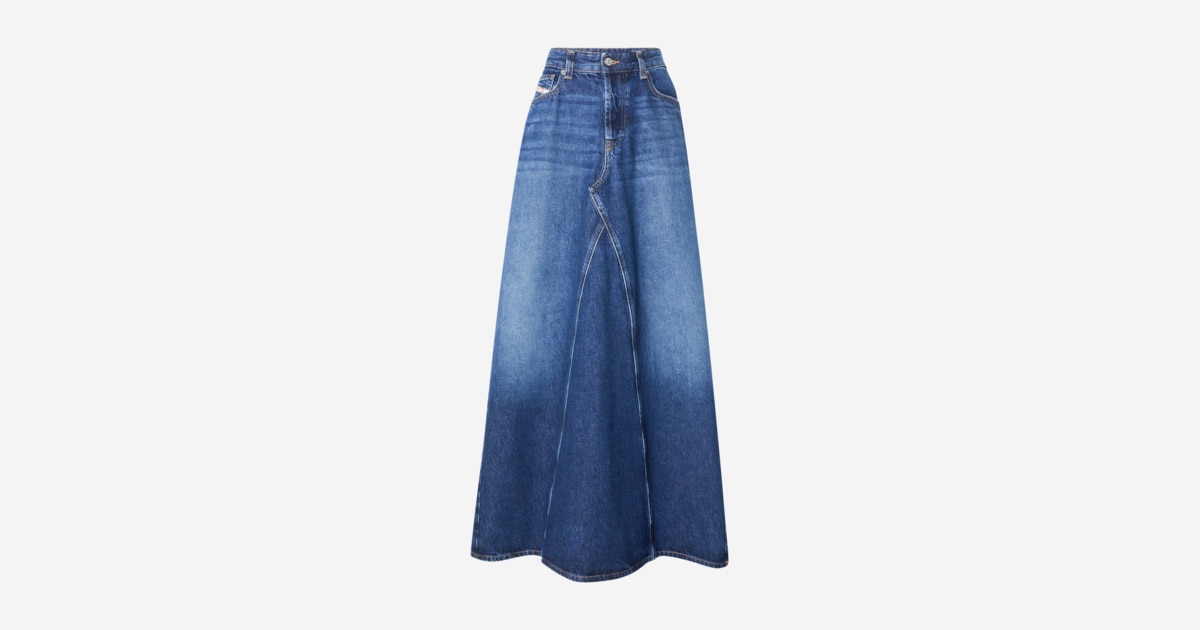 DIESEL Skirt 'DE-PAGO' in Blue Denim ABOUT YOU
