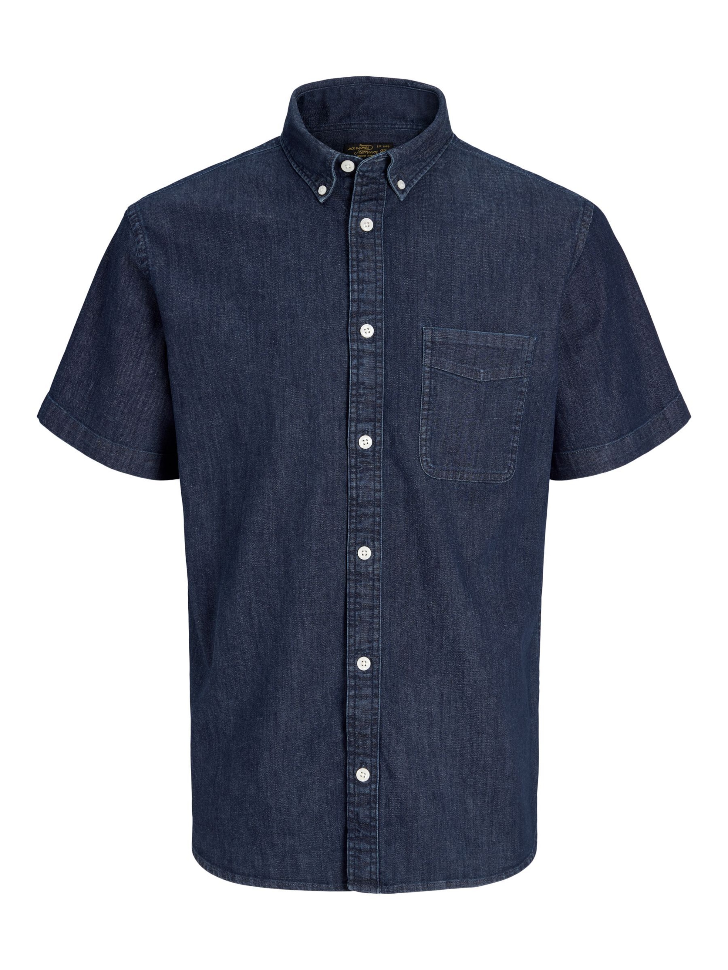 JACK & JONES Regular Fit Skjorte i blå: forside