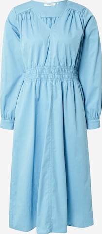 MSCH COPENHAGEN - Vestidos camiseiros 'Leonita Lana' em azul: frente