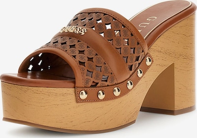 GUESS Puukengät & Crocks-jalkineet 'QUILL2' värissä konjakki, Tuotenäkymä