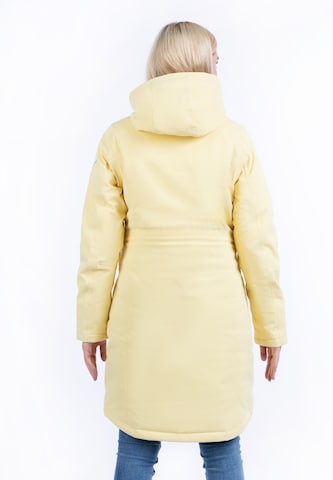 Manteau fonctionnel Schmuddelwedda en jaune