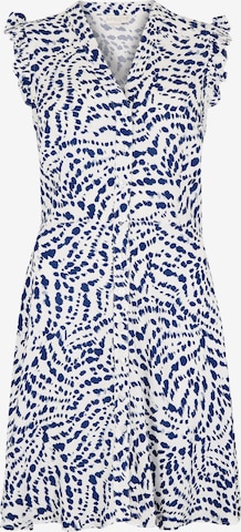 Apricot Kleid in Blau: Vorderseite