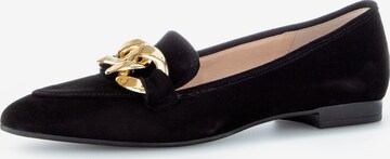 GABOR Classic Flats in Black: front