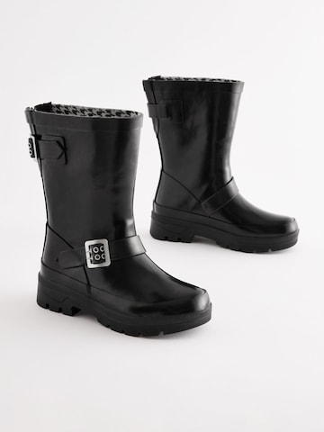 Next Gummistiefel in Schwarz