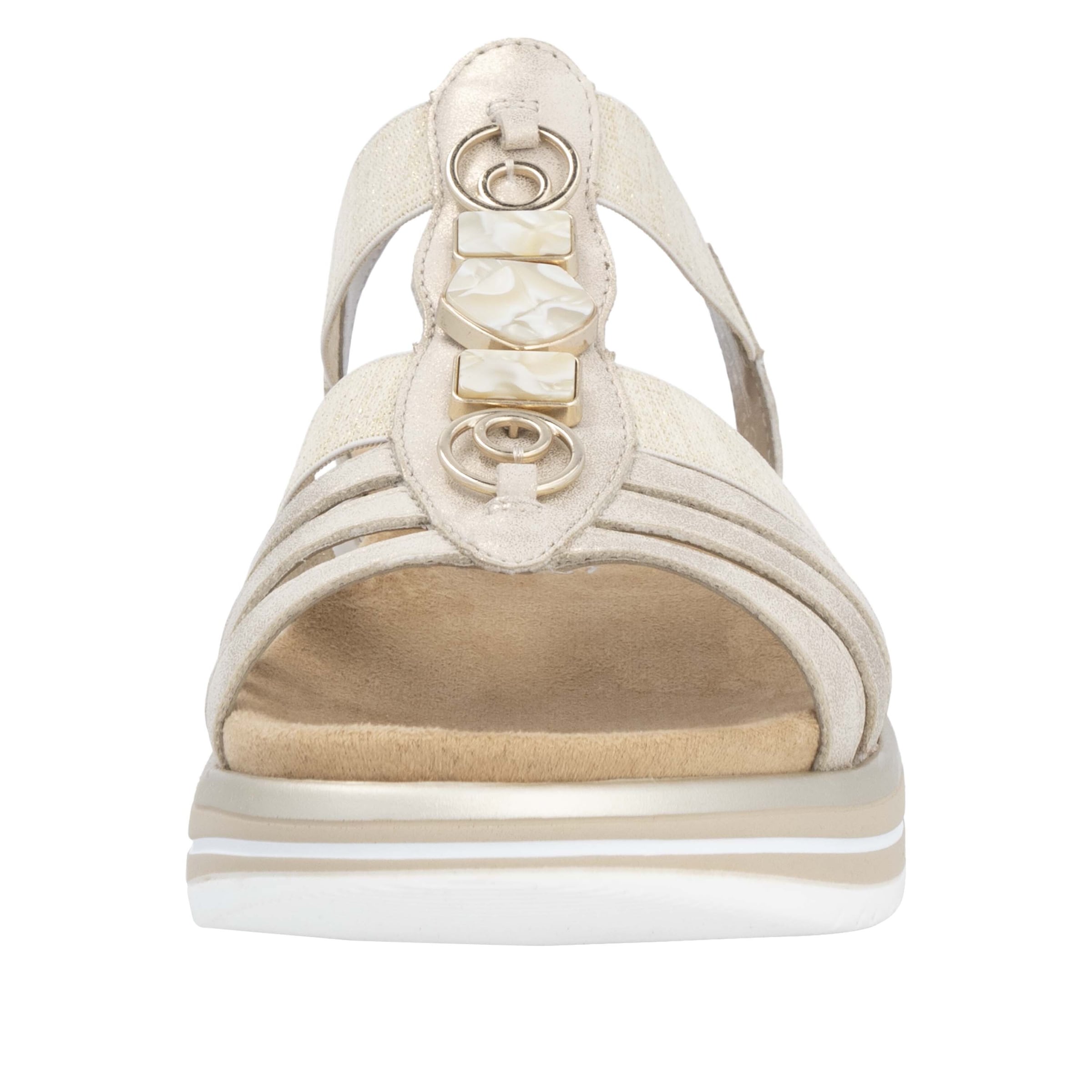 REMONTE Strap Sandals ' D1J60 ' in Beige