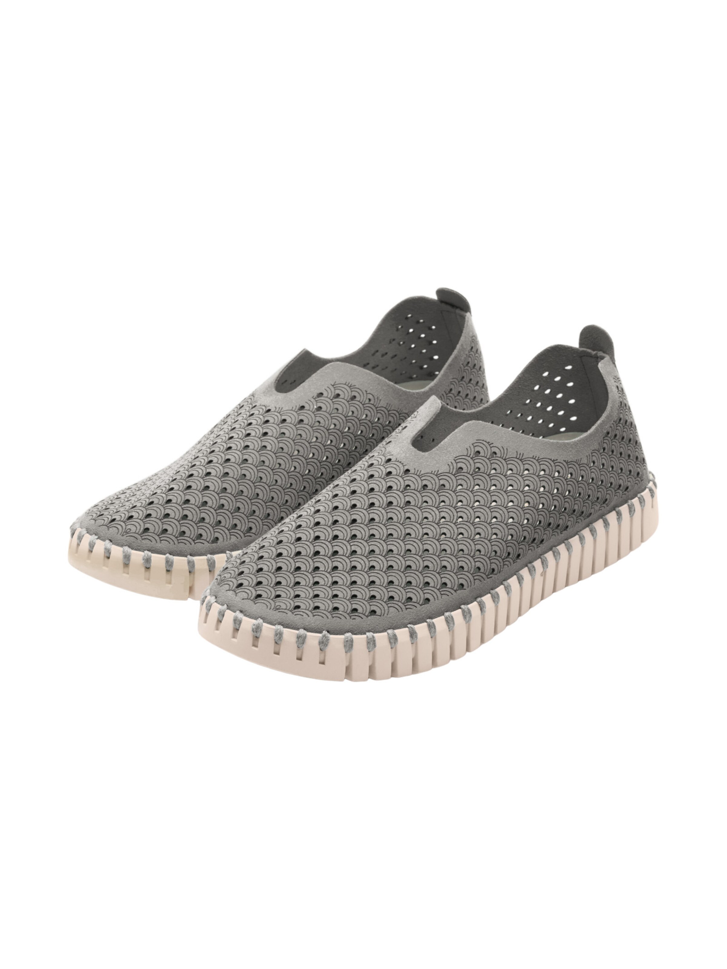 ILSE JACOBSEN Slipper in Grau: Vorderseite