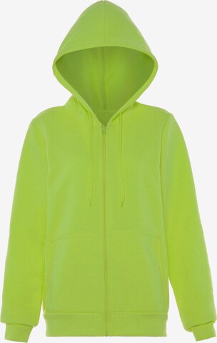 UCY Zip-Up Hoodie in Green: front