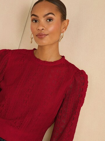 Camicia da donna di love & roses in rosso