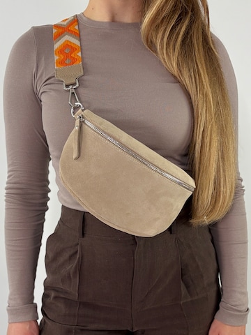lePelou Gürteltasche 'ONDA medium'‌‌‌‌ in Beige