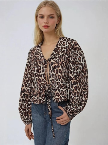 Hiccup Bluse in Mischfarben: Vorderseite