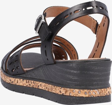 REMONTE Strap Sandals in Black