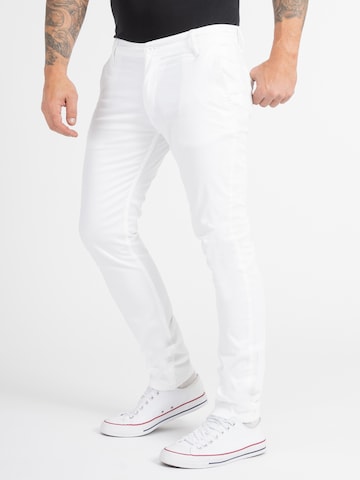 Indumentum Slim fit Chino Pants in White