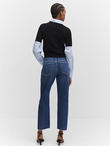 MANGO Regular Jeans 'BLANCA' in Blauw