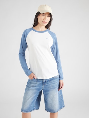 Tricou 'Flaggy' de la Iriedaily pe albastru: față
