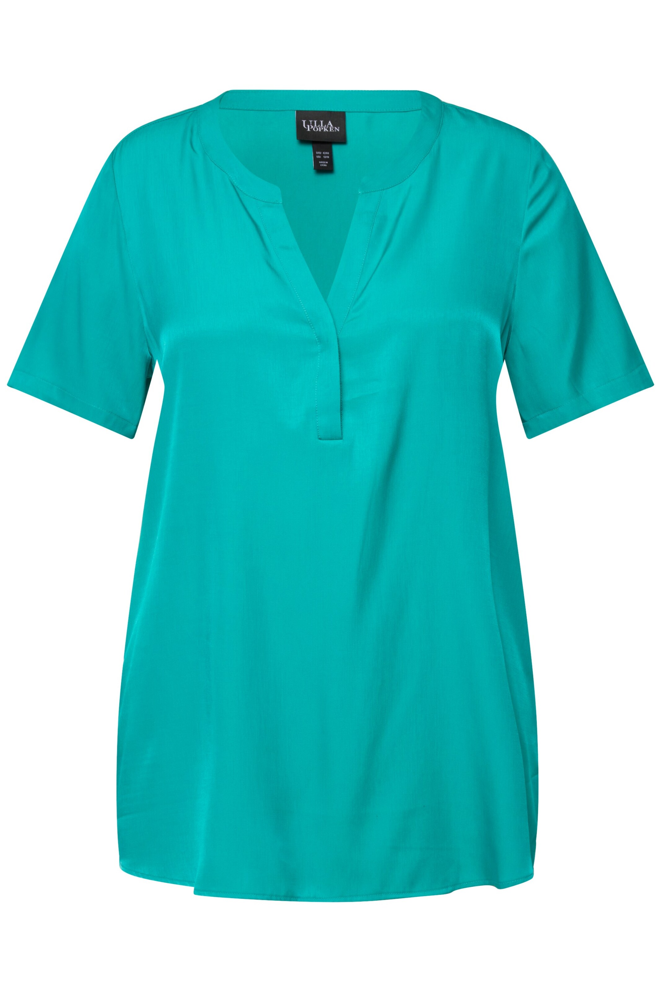 Ulla Popken Blouse in Blauw: voorkant