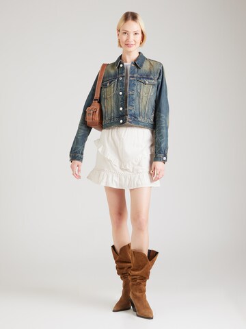 PIECES Skirt 'PCAstrid' in White
