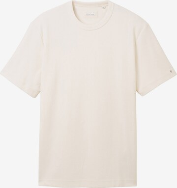 TOM TAILOR T-Shirt in Beige: predná strana