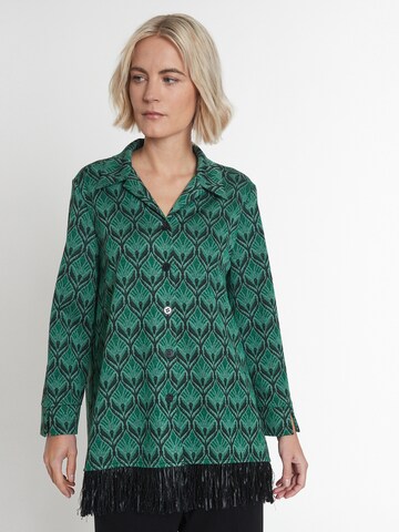 Ana Alcazar Blouse 'Mihina' in Groen: voorkant