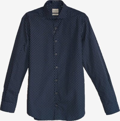 Black Label Shirt Zakelijk overhemd 'PRINT' in de kleur Donkerblauw, Productweergave