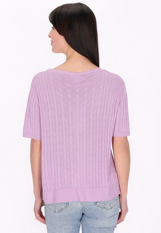 usha BLUE LABEL Knit cardigan in Purple
