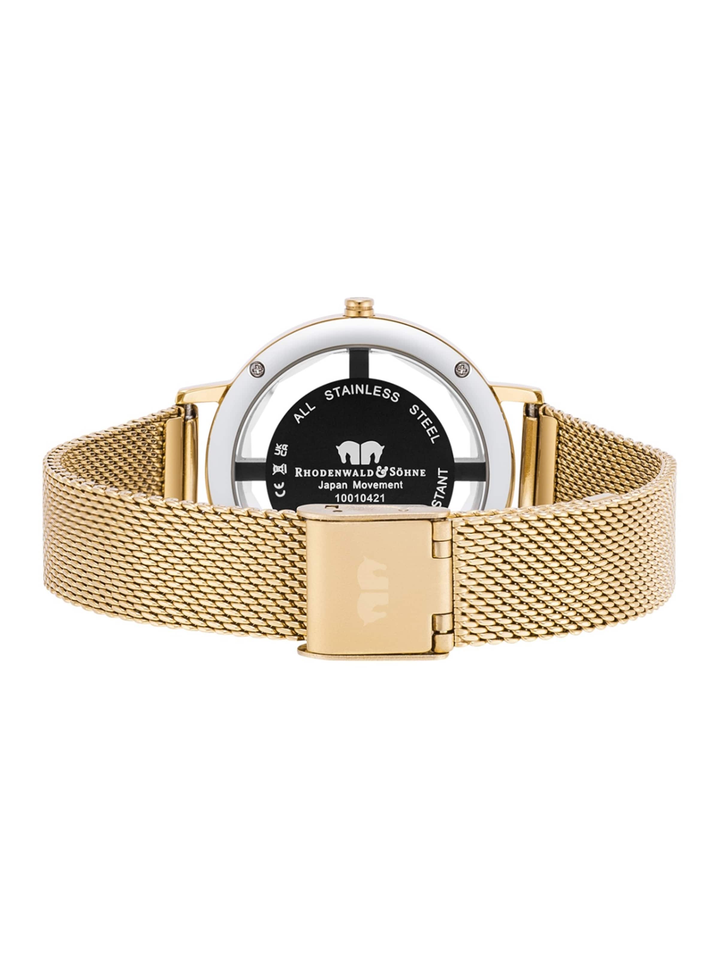 Rhodenwald & Söhne - Reloj analógico en oro