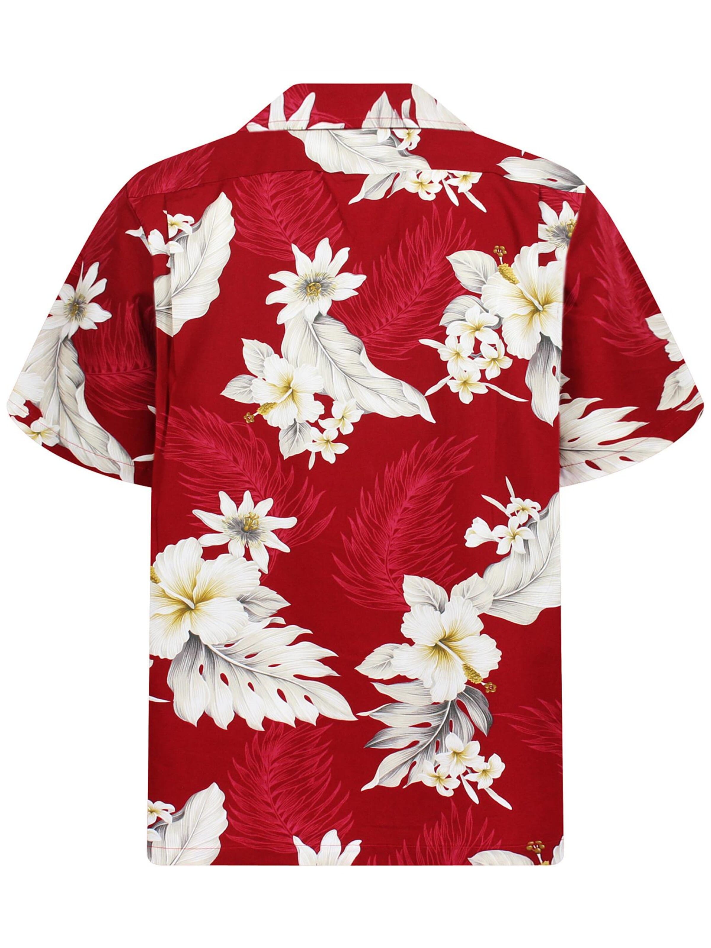 Pacific Legend Regular fit Button Up Shirt 'Enzian' in Red