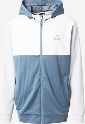 ELLESSE Zip-Up Hoodie 'Polnetti' in Blue: front