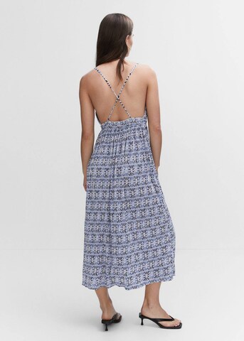 MANGO Summer Dress in Blue