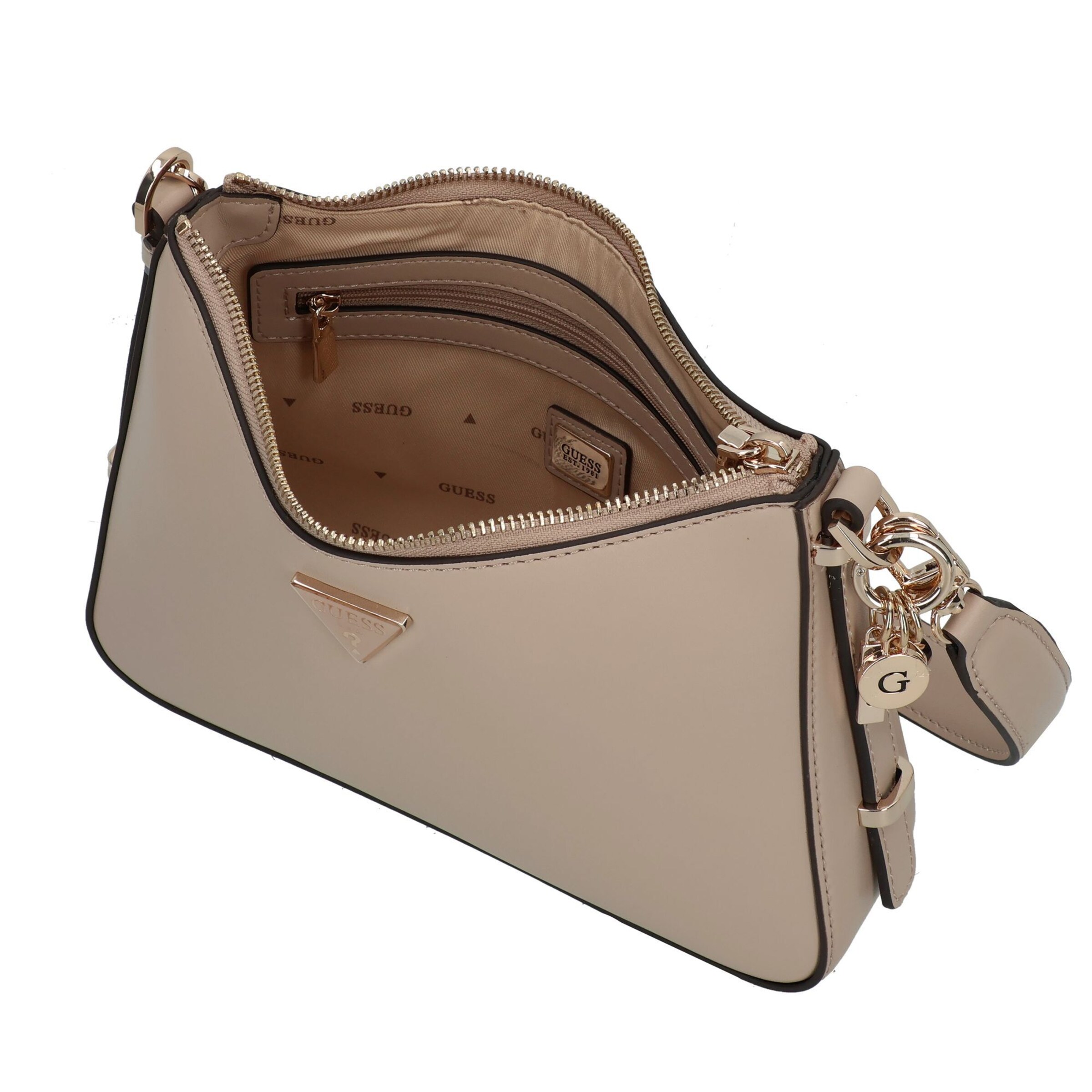 Borsa a spalla 'Daryna II' di GUESS in beige