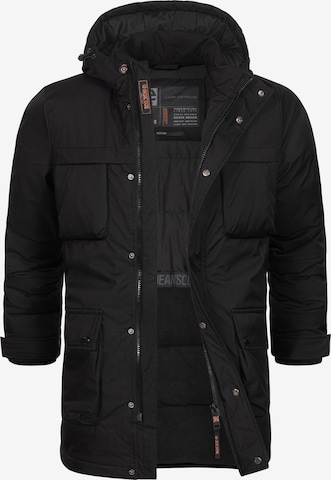 Manteau d’hiver 'INTardil' INDICODE JEANS en noir : devant