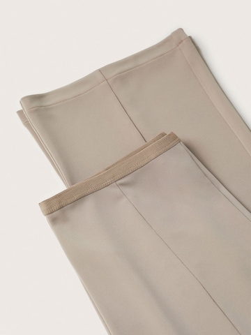 MANGO Regular Pants 'LEGA' in Brown