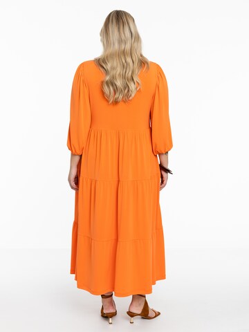 YOEK Blousejurk in Oranje