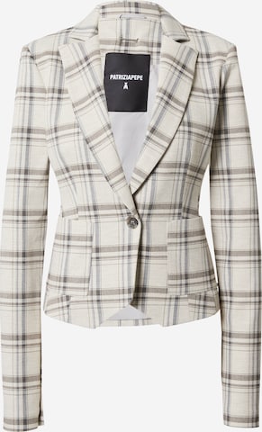 Blazer PATRIZIA PEPE en gris : devant