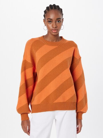 Warehouse Sweater in Orange: front