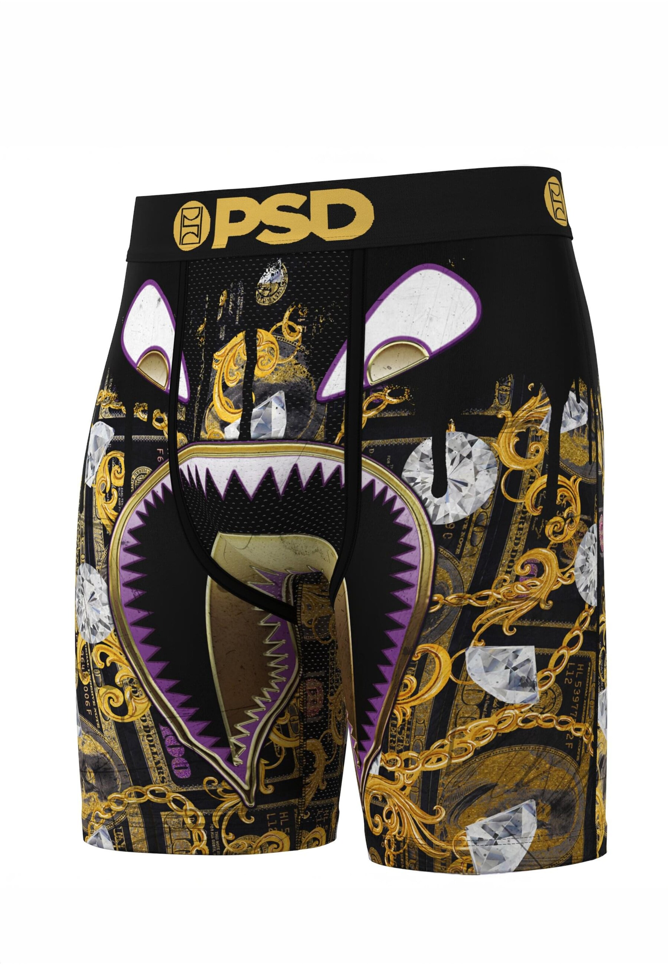 Boxer 'Money Hungry' di PSD in nero