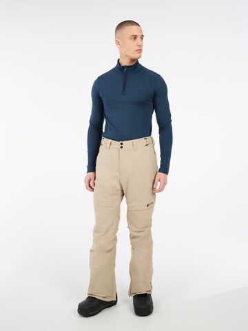PROTEST Regular Workout Pants 'PRTKvitis' in Brown